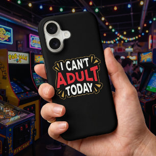 I Can't Adult Today   Funny Introvert iPhone 13 Case
