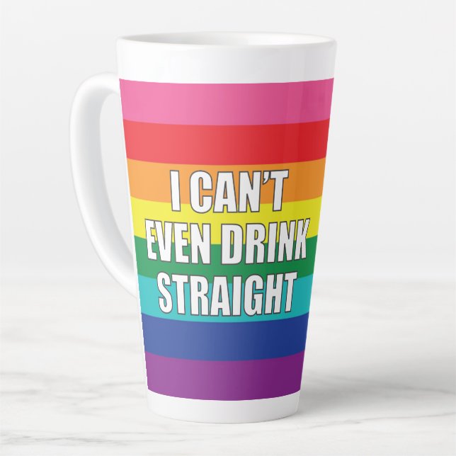 I CAN'T EVEN DRINK STRAIGHT  MAGIC MUG (Left Angle)