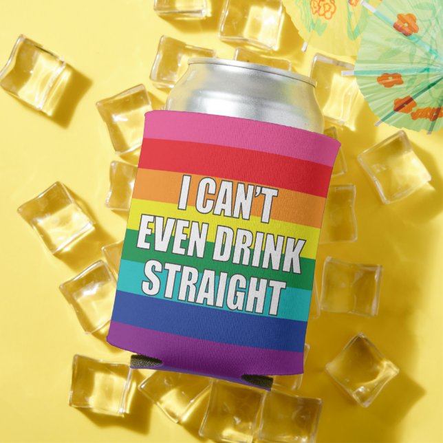 I CAN'T EVEN DRINK STRAIGHT MUG CAN COOLER (In Situ Summer)