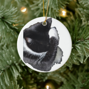 I Can't Even Right Meow Ceramic Ornament