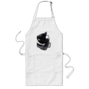 I Can't Even Right Meow Long Apron