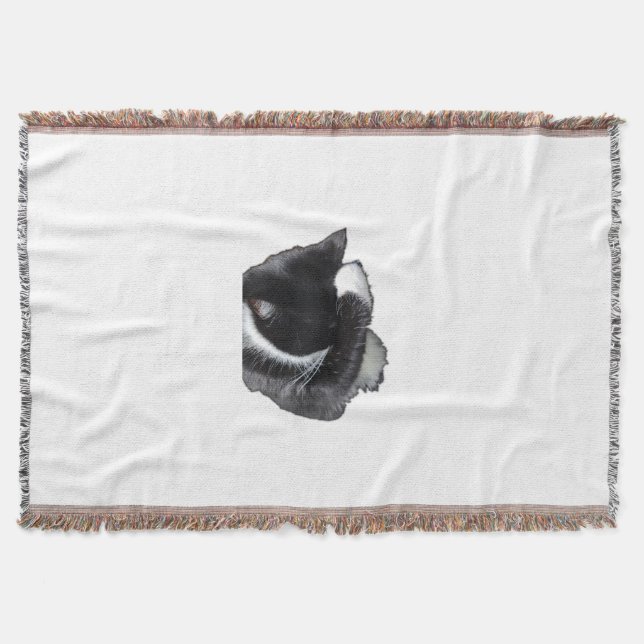 I Can't Even Right Meow Throw Blanket (Front)