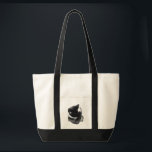 I Can't Even Right Meow Tote Bag<br><div class="desc">Introducing Binx... This humorous image features a black-and-white tuxedo cat curled up with one paw dramatically covering his face, as if he has completely given up on the day. With his head tucked down and eyes hidden, the cat looks adorably fed up—like he just heard the most ridiculous thing imaginable...</div>