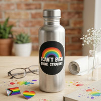 I Cant Even Think Straight Rainbow Pride Quote