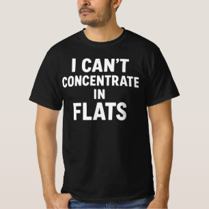 "I Can't Focus In Flats" Funny Fashion H T-Shirt