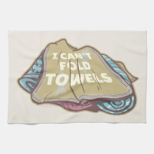 I can't fold towels funny laundry day