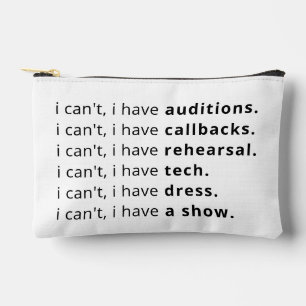 I can't, I have...  Accessory Pouch