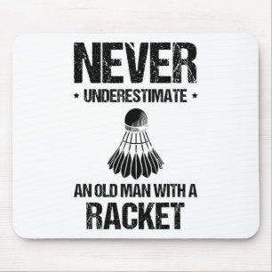 I Can't I Have To Play Badminton Player Shuttle  Mouse Pad