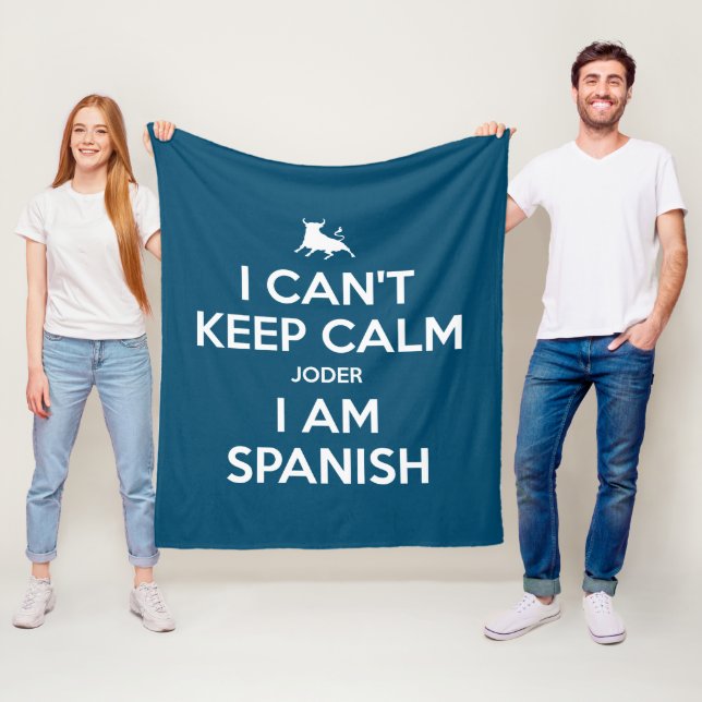 I Can't Keep Calm Fleece Blanket (In Situ)