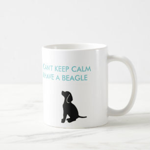 I can't keep calm I have a beagle mug