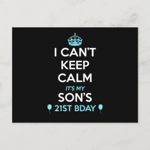 I Cant Keep Calm Its My 21St Birthday  Postcard