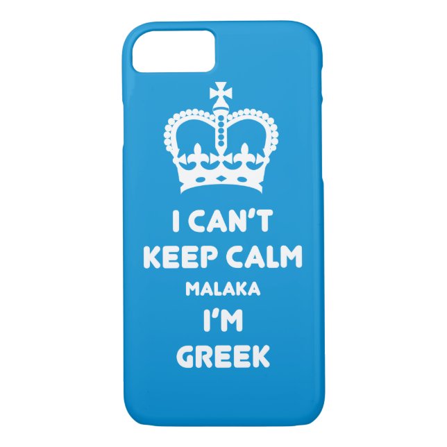 I can't keep calm Malaka ... Case-Mate iPhone Case (Back)
