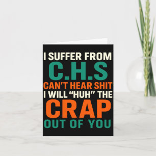 I Can't Suffer C H S Can' Card