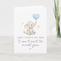 I Can't Wait to Meet You Daddy Father's Day