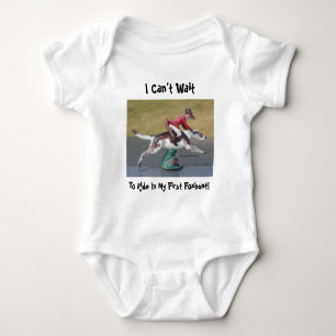 I Can't Wait To Ride In My First Foxhunt! Baby Bodysuit