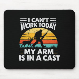 I Cant Work Today My Arm Is In A Cast Vintage _1 Mouse Pad