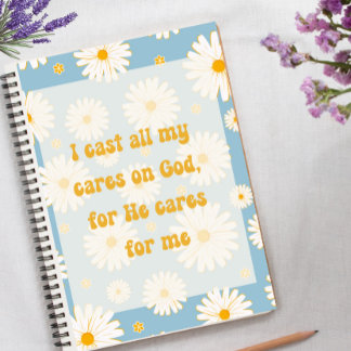 I Cast All My Cares On God Christian Planner