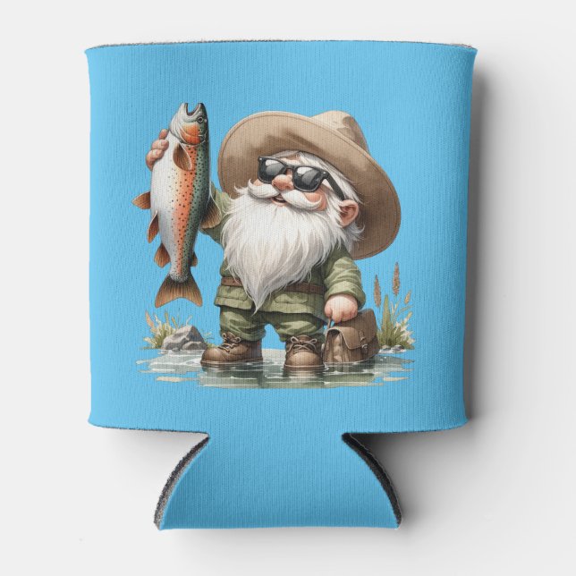 I caught a Big One Can Cooler (Front)