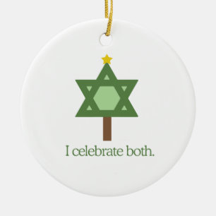I celebrate both ceramic ornament