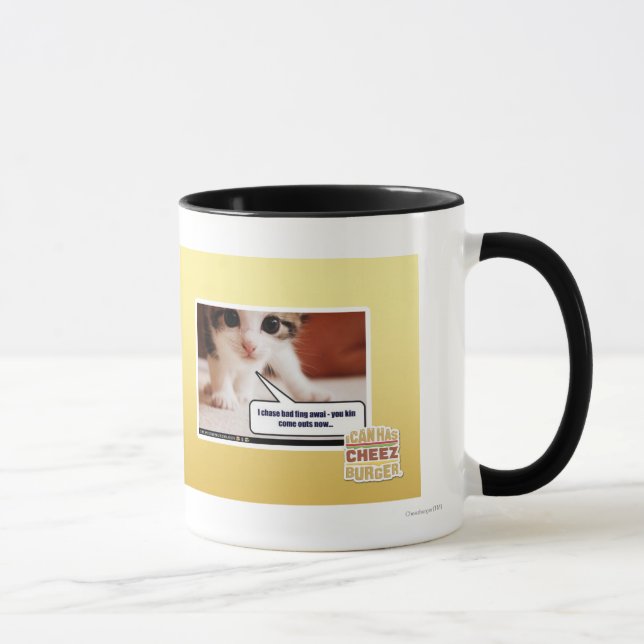 I chase bad fing awai mug (Right)