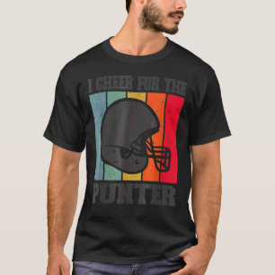 I Cheer For The Punter   Football Retro Vintage T-Shirt