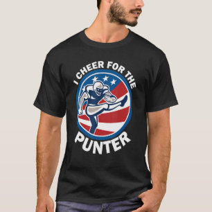 I cheer For The Punter  Saying Football Punter T-Shirt