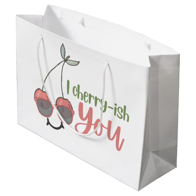 I Cherry-ish You Gift Bag (Back Angled)