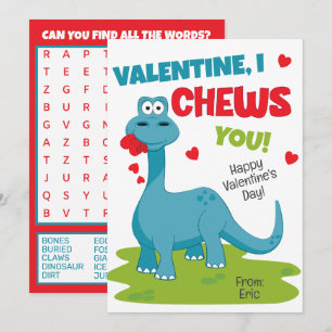 I Chews You Valentine's Day Invitation