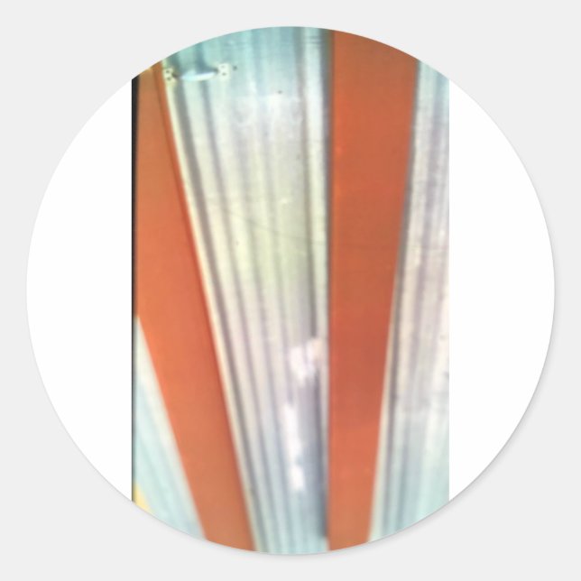 "I-Chinati" Marfa I-Ching Hankamer Artjunkhaus fun Classic Round Sticker (Front)