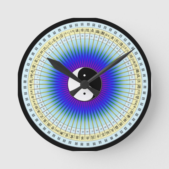 I Ching Hexagrams Clock (Front)