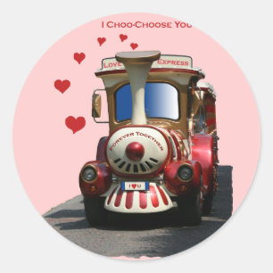 I Choo-Choose You Classic Round Sticker