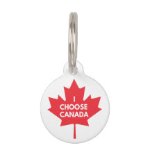 I Choose Canada Pet Tag