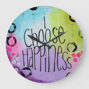 I choose happiness clock