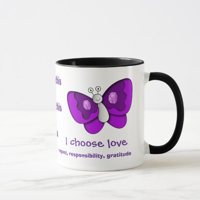 I Choose Love Custom Coffee Mug EditorsPick (Right)