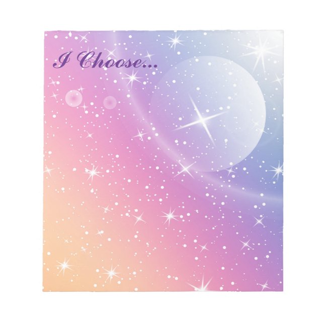 I Choose Note Pad (Front)