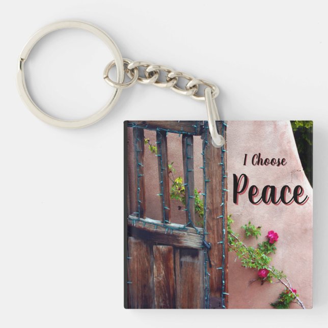 I Choose Peace Acrylic Keychain (Front)