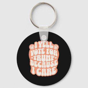 I Choose The Felon Funny Trump Patriot Republican  Keychain