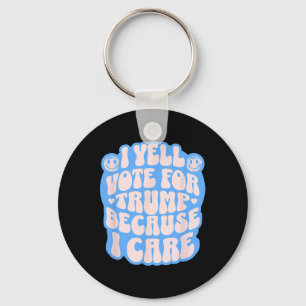 I Choose The Felon Funny Trump Patriot Republican  Keychain