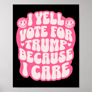 I Choose The Felon Funny Trump Patriot Republican  Poster