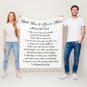 I Choose You. Fleece Blanket