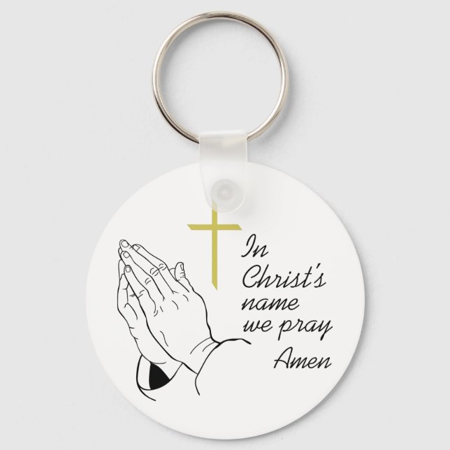 I Christ's Name Keychain (Front)