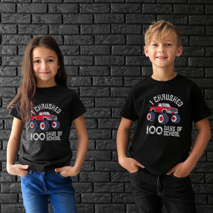I chrused 100 days of school monster truck  T-Shirt