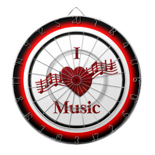 I Cible de flechettes de réglementation de la musi