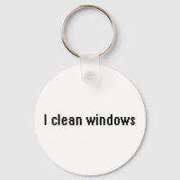 I clean windows