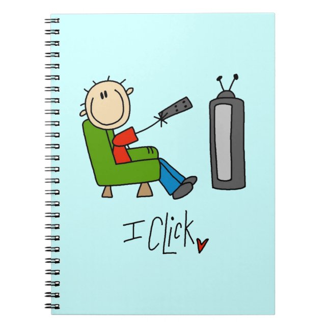 I Click TV Addict Notebook (Front)