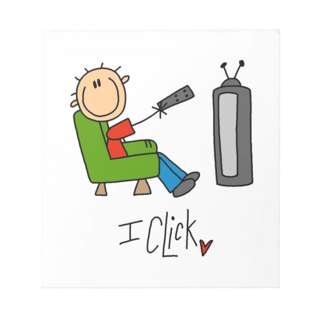 I Click TV Addict Notepad (Front)