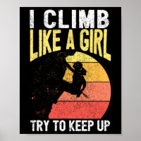 I Climb Like A Girl Rock Climbing Gear Kids Women