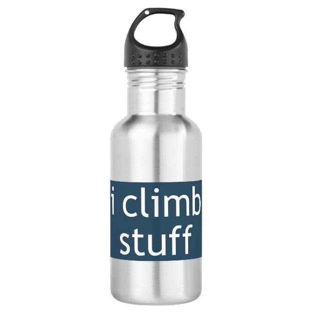 I Climb Stuff 532 Ml Water Bottle (Front)