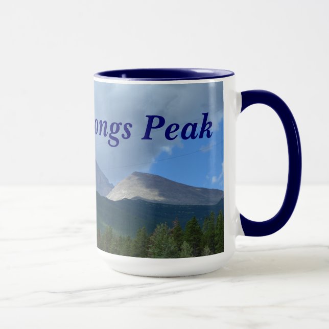 I Climbed Longs Peak Ceramic Mug (Right)