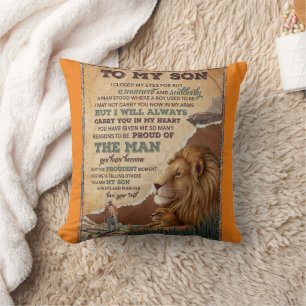 I Closed My Eyes For But A Moment - Dad To Son Throw Pillow